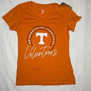 University of Tennessee Volunteers, Women's Small V-Neck T-Shirt, Football Fan